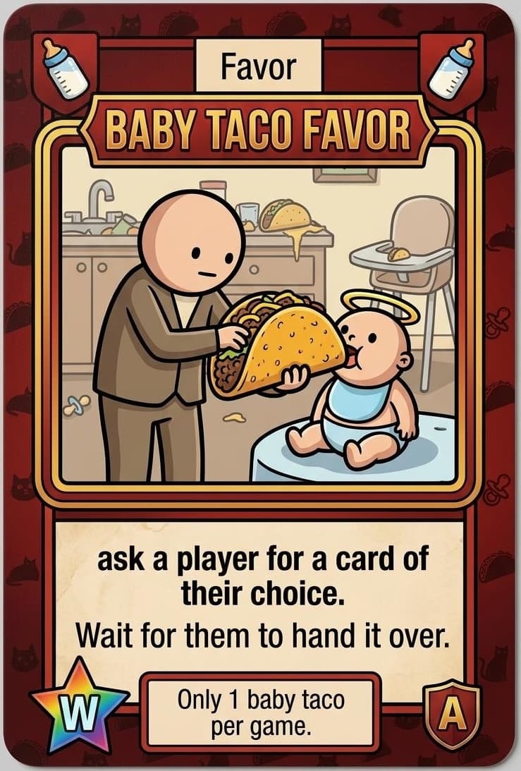 Baby Taco Favor