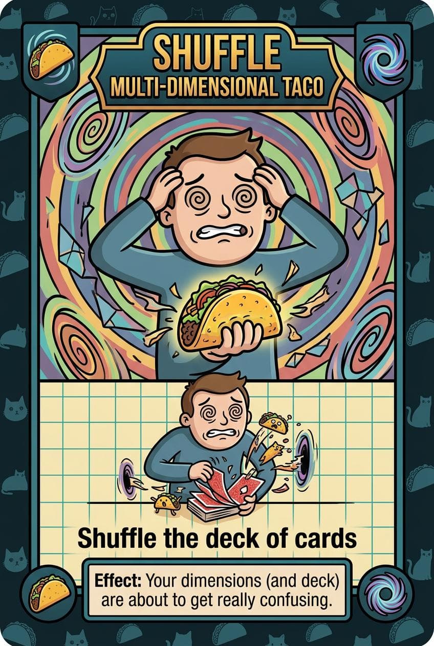 Shuffle Multi-Dimensional Taco