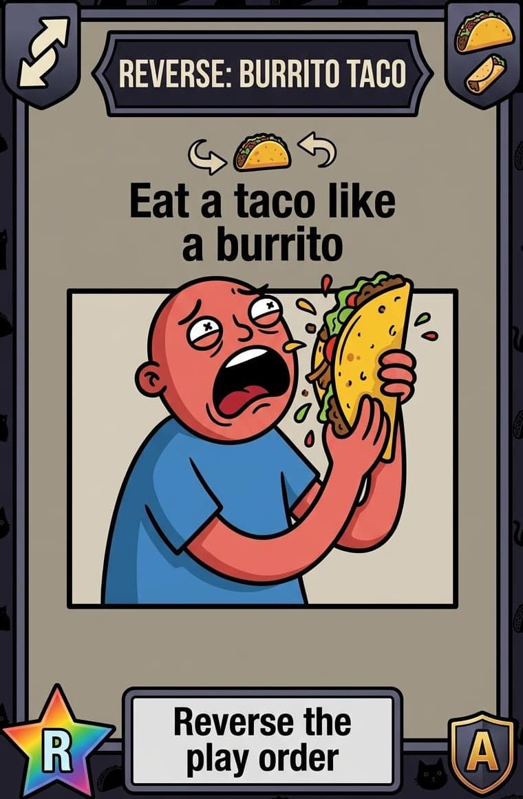 Reverse: Burrito Taco